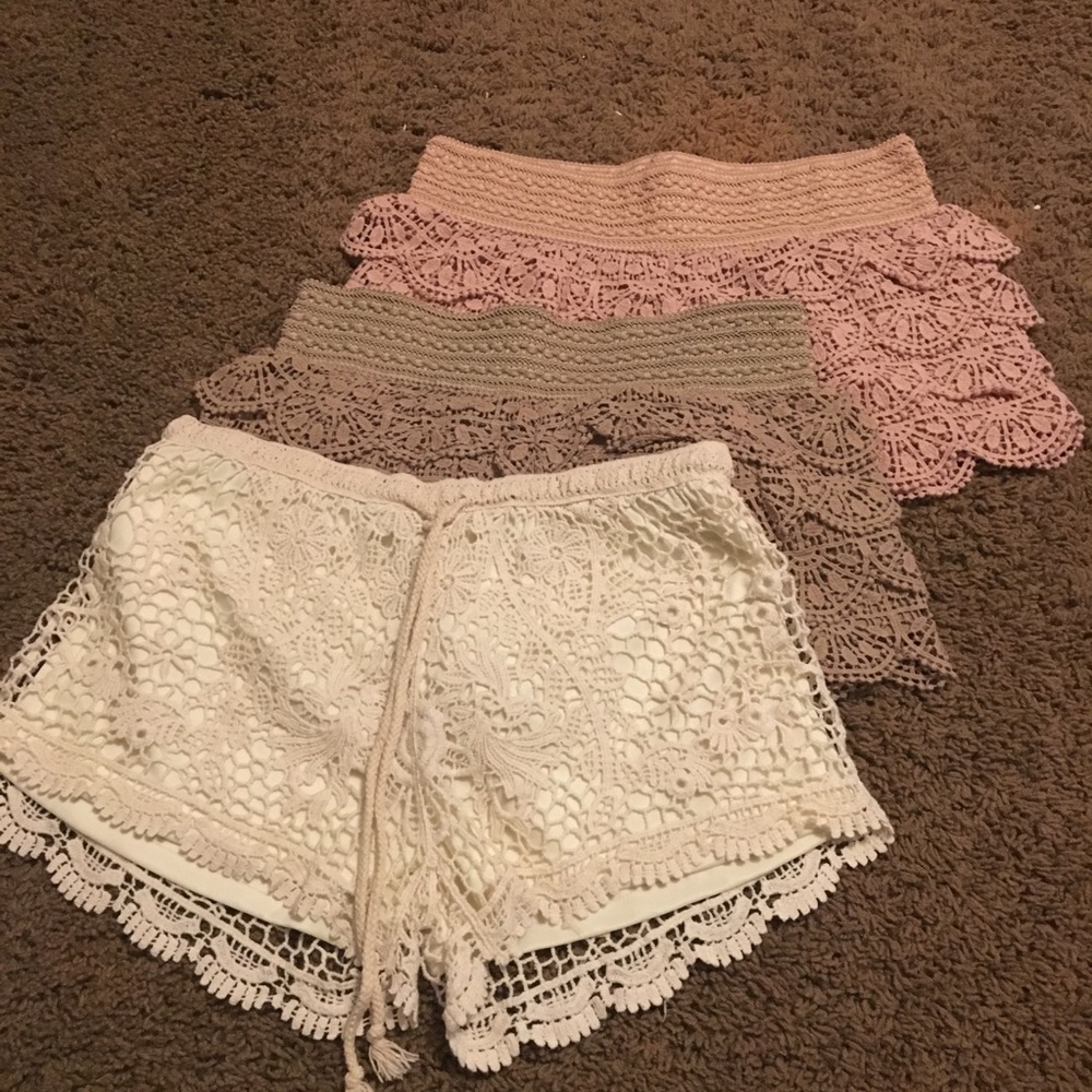 Lace shorts